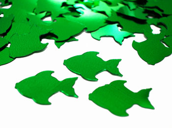 Green Fish Confetti